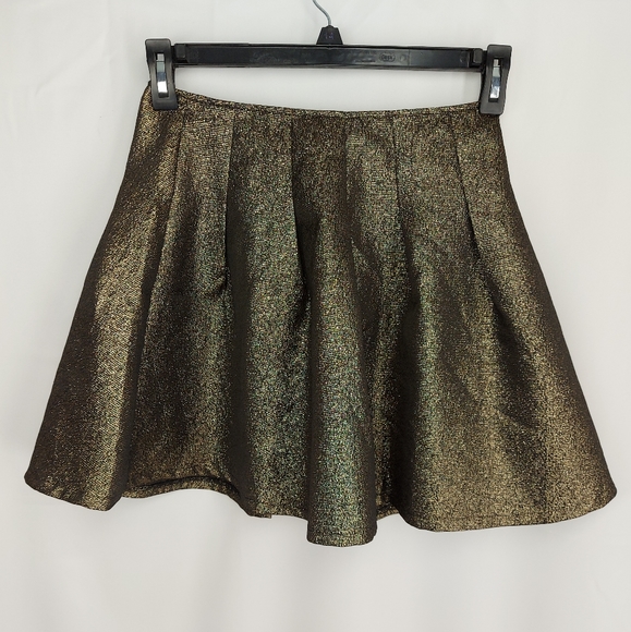 DO & BE  skirts size medium color gold & Black - Picture 7 of 9
